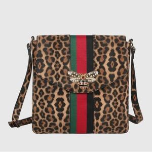 Luxury Bee Crossbody - Leopard